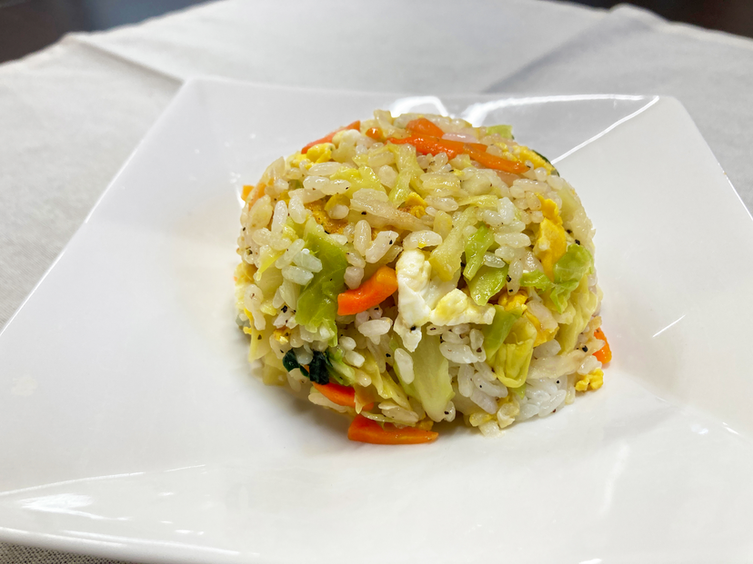 Healthy vegetable fried rice